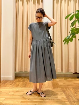 「リバーシブル」｜「アイテム（ワンピース/ドレス）」を使った、kimmyさん（レディース・168cm）の夏コーディネート