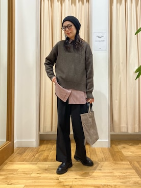 「高身長女子」｜kimmyさん（レディース・168cm）の冬コーディネート