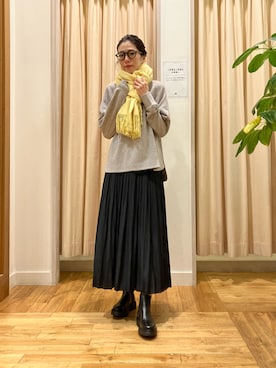 「アイテム（トップス）」を使った、kimmyさん（レディース・168cm）の秋コーディネート