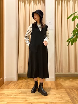 「URBAN RESEARCH DOORS(アーバンリサーチドアーズ)のアイテム(ワンピース)」を使った、kimmyさん(レディース・168cm)の秋コーディネート
