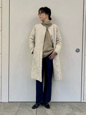 「SonnyLabel」｜「アイテム（その他アウター）」を使った、kimmyさん（レディース・168cm）の冬コーディネート
