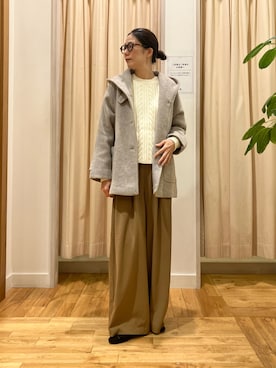 「アイテム（その他アウター）」を使った、kimmyさん（レディース・168cm）の秋コーディネート