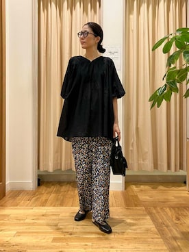 「アイテム（チュニック）」を使った、kimmyさん（レディース・168cm）の夏コーディネート