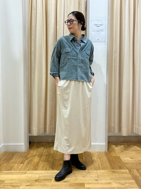 「URBAN RESEARCH DOORS(アーバンリサーチドアーズ)のアイテム(スカート)」を使った、kimmyさん(レディース・168cm)の秋コーディネート