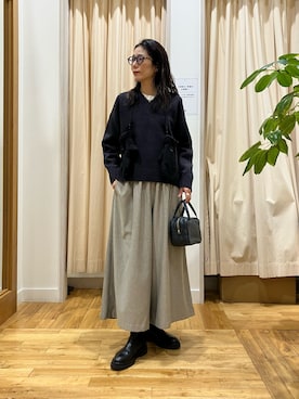 「アイテム（パンツ）」を使った、kimmyさん（レディース・168cm）の冬コーディネート