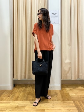 「RODE SKO（ロデスコ）のアイテム」を使った、kimmyさん（レディース・168cm）の夏コーディネート