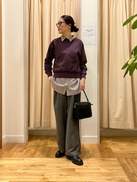 「アイテム（トップス）」を使った、kimmyさん（レディース・168cm）の秋コーディネート