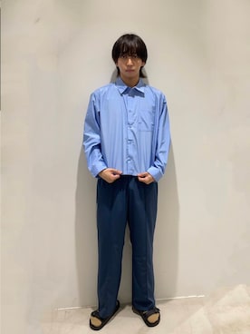 「Uiscel（ユイセル）のアイテム」を使った、Hirotoさん（メンズ・178cm）の夏コーディネート