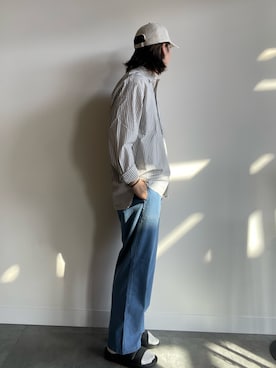 「URBAN RESEARCH Sonny Label（アーバンリサーチサニーレーベル）のアイテム（パンツ）」を使った、Hirotoさん（メンズ・178cm）の春コーディネート