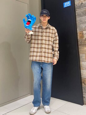 「URBAN RESEARCH（アーバンリサーチ）のアイテム（キーホルダー）」を使った、Hirotoさん（メンズ・178cm）の冬コーディネート