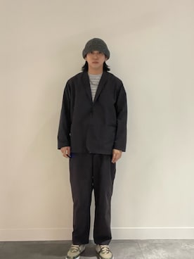 「BURLAP OUTFITTER（バーラップアウトフィッター）のアイテム」を使った、Hirotoさん（メンズ・178cm）の春コーディネート