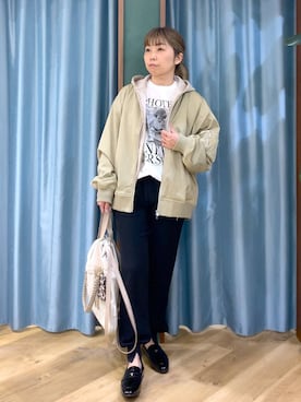 「GOOD ROCK SPEED（グッドロックスピード）のアイテム」を使った、さやふじさん（レディース・158cm）の冬コーディネート