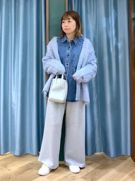 「アイテム（ショルダーバッグ）」を使った、さやふじさん（レディース・158cm・40代）の冬コーディネート