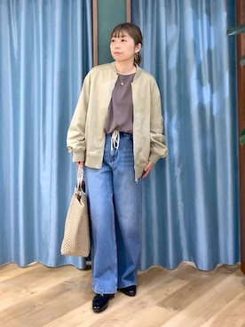 「Mazell（マゼル）のアイテム」を使った、さやふじさん（レディース・158cm）の冬コーディネート