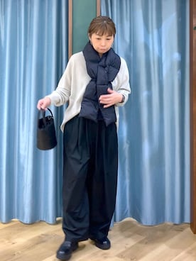 「アイテム（ハンドバッグ）」を使った、さやふじさん（レディース・158cm・40代）の冬コーディネート