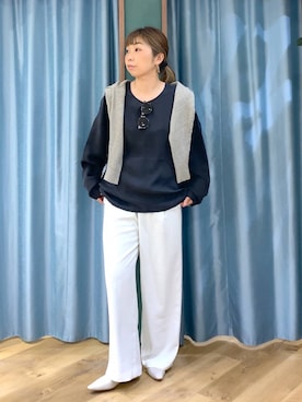 「Mazell（マゼル）のアイテム」を使った、さやふじさん（レディース・158cm）の冬コーディネート