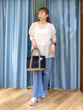「Drifter（ドリフター）のアイテム」を使った、さやふじさん（レディース・158cm）の春コーディネート