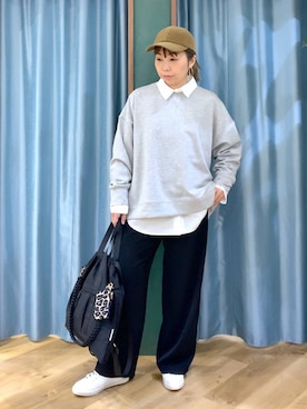 さやふじさん（レディース・158cm）の冬コーディネート