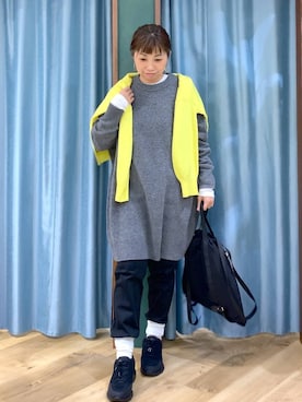 「アイテム（バックパック/リュック）」を使った、さやふじさん（レディース・158cm・40代）の秋コーディネート