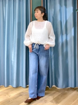 さやふじさん（レディース・158cm）の冬コーディネート