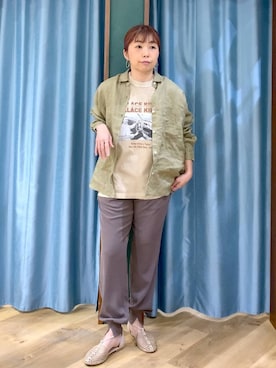 さやふじさん（レディース・158cm）の春コーディネート