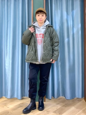 さやふじさん(レディース・158cm)の冬コーディネート