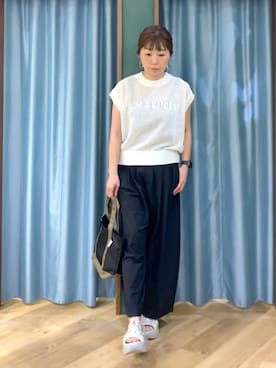 「Drifter（ドリフター）のアイテム」を使った、さやふじさん（レディース・158cm）の春コーディネート