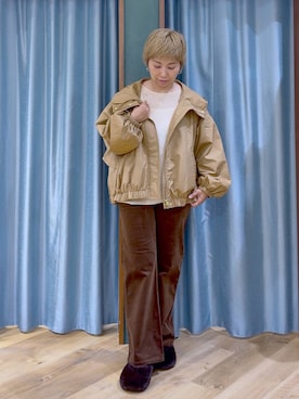 「PICCADILLY（ピカデリー）のアイテム」を使った、さやふじさん（レディース・158cm）の秋コーディネート