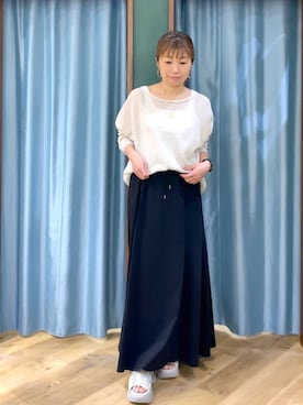 「Chibi Jewels （チビジュエルズ）のアイテム」を使った、さやふじさん（レディース・158cm）の春コーディネート