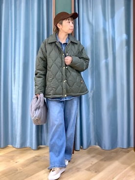 さやふじさん（レディース・158cm）の冬コーディネート