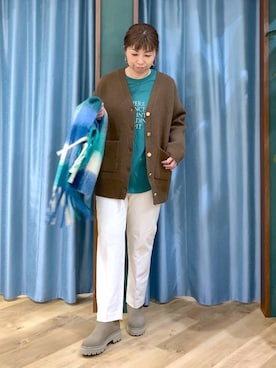 「BARNYARDSTORM」｜さやふじさん（レディース・158cm）の冬コーディネート