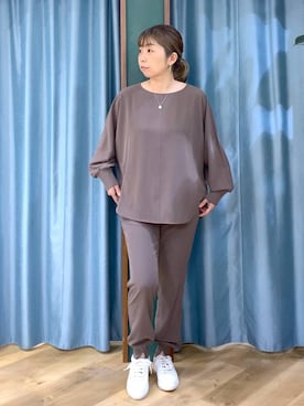 さやふじさん（レディース・158cm）の冬コーディネート