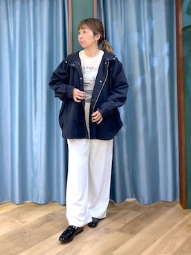 「Mazell（マゼル）のアイテム」を使った、さやふじさん（レディース・158cm）の春コーディネート