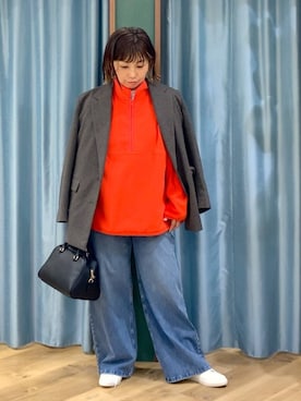 「アイテム（ブルゾン）」を使った、さやふじさん（レディース・158cm・40代）の秋コーディネート