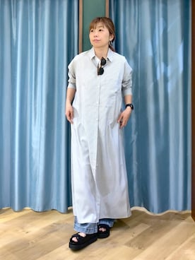 「BARNYARDSTORM（バンヤードストーム）のアイテム」を使った、さやふじさん（レディース・158cm）の春コーディネート