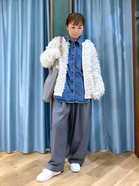 さやふじさん（レディース・158cm）の冬コーディネート