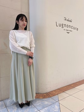 「Te chichi（テチチ）のアイテム（アンサンブル）」を使った、🧸chiha🧸さん（レディース・154cm）の春コーディネート