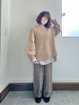 f u u 𖠚ᐝさん(レディース・154cm)の冬コーディネート