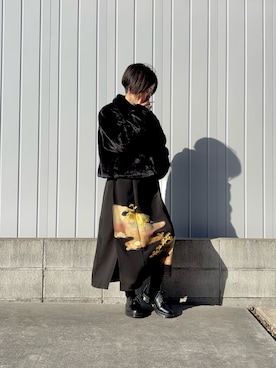  f u u 𖠚ᐝさん（レディース・154cm）の冬コーディネート