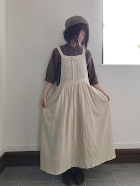 「ナチュラルスタイル」｜「アイテム（その他シューズ）」を使った、 f u u 𖠚ᐝさん（レディース・154cm）の秋コーディネート