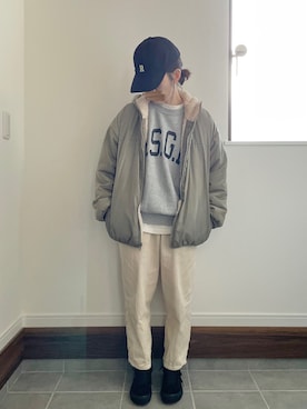 「Loco Ocean（ロコオーシャン）のアイテム」を使った、 f u u 𖠚ᐝさん（レディース・154cm）の冬コーディネート