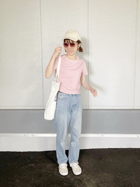 「ms+ ideal（エムズプラスアイディール）のアイテム」を使った、 f u u 𖠚ᐝさん（レディース・153cm）の夏コーディネート