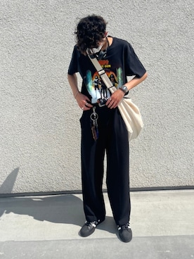 「Perushu（ペルーシュ）のアイテム（スラックス）」を使った、ひょうさん（メンズ・176cm）の秋コーディネート