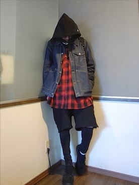 P３さん（骨格ナチュラル・メンズ・178cm）の秋コーディネート
