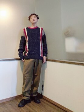 P３さん（メンズ・178cm）の秋コーディネート