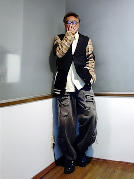 P３さん（メンズ・178cm）の秋コーディネート