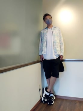 「AKM Contemporary（エイケイエムコンテンポラリー）のアイテム」を使った、P３さん（メンズ・178cm）の夏コーディネート