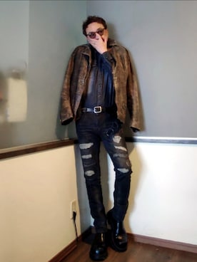 P３さん（メンズ・178cm）の春コーディネート