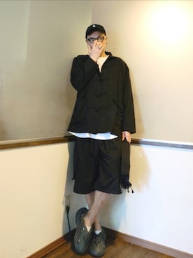 「Yeezy（イージー）のアイテム」を使った、P３さん（メンズ・178cm）の夏コーディネート