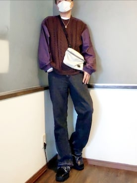 P3さん(メンズ・178cm)の春コーディネート